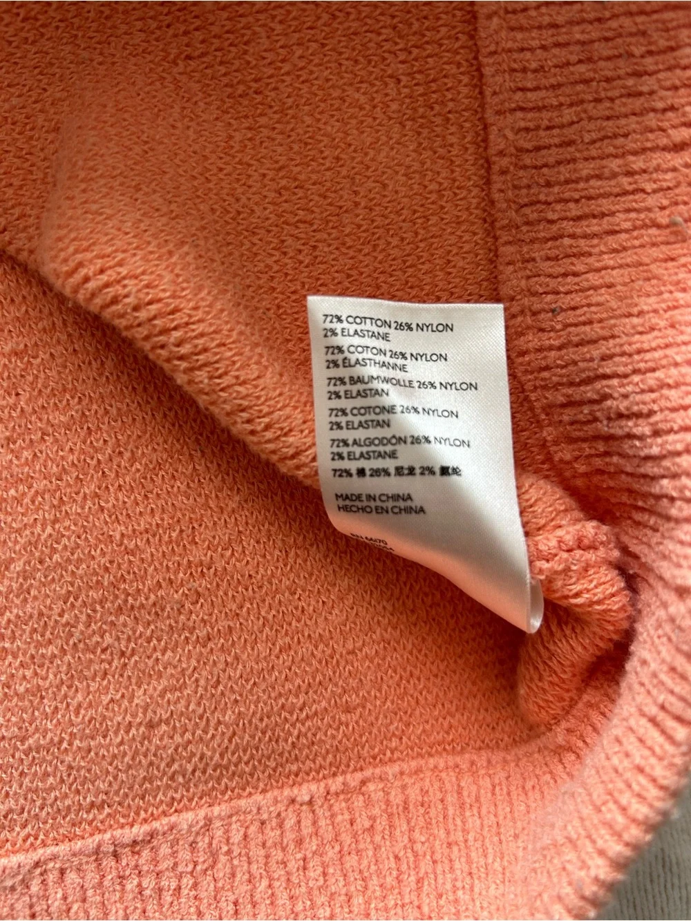 FREE PEOPLE Ottoman Sweater - Orange / Sherbert - Size Medium - Slouchy / comfy